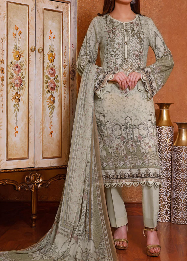 Hina Umer By VS Textiles Embroidered Lawn Suits Unstitched 3 Piece VS22HU 03 - Summer Collection