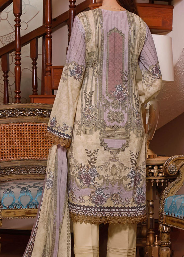 Hina Umer By VS Textiles Embroidered Lawn Suits Unstitched 3 Piece VS22HU 04 - Summer Collection