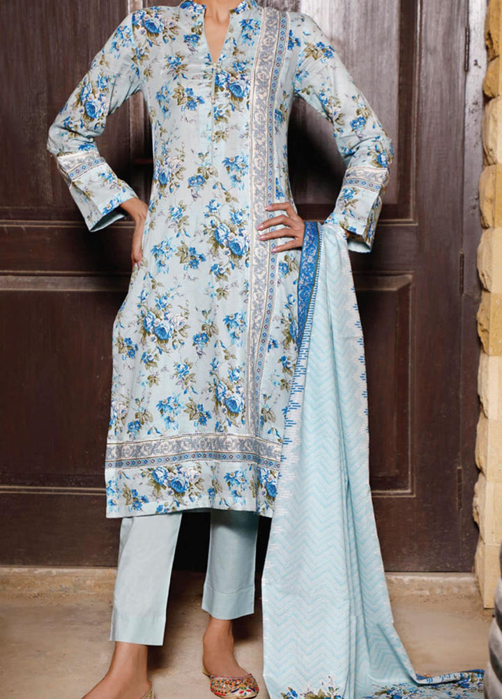 VS Textiles Printed Lawn Suits Unstitched 3 Piece VS21S-2 2608-B - Summer Collection