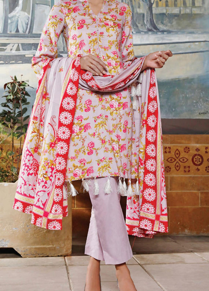 VS Textiles Printed Lawn Suits Unstitched 3 Piece VS21S-2 2610-A - Summer Collection