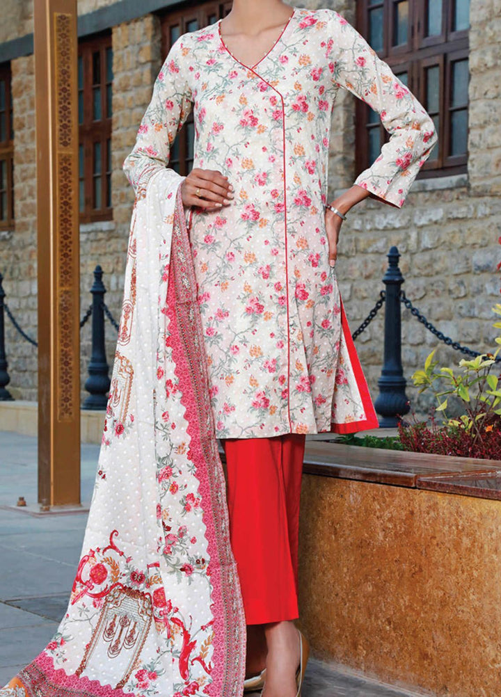 VS Textiles Printed Lawn Suits Unstitched 3 Piece VS21S-2 2617-B - Summer Collection