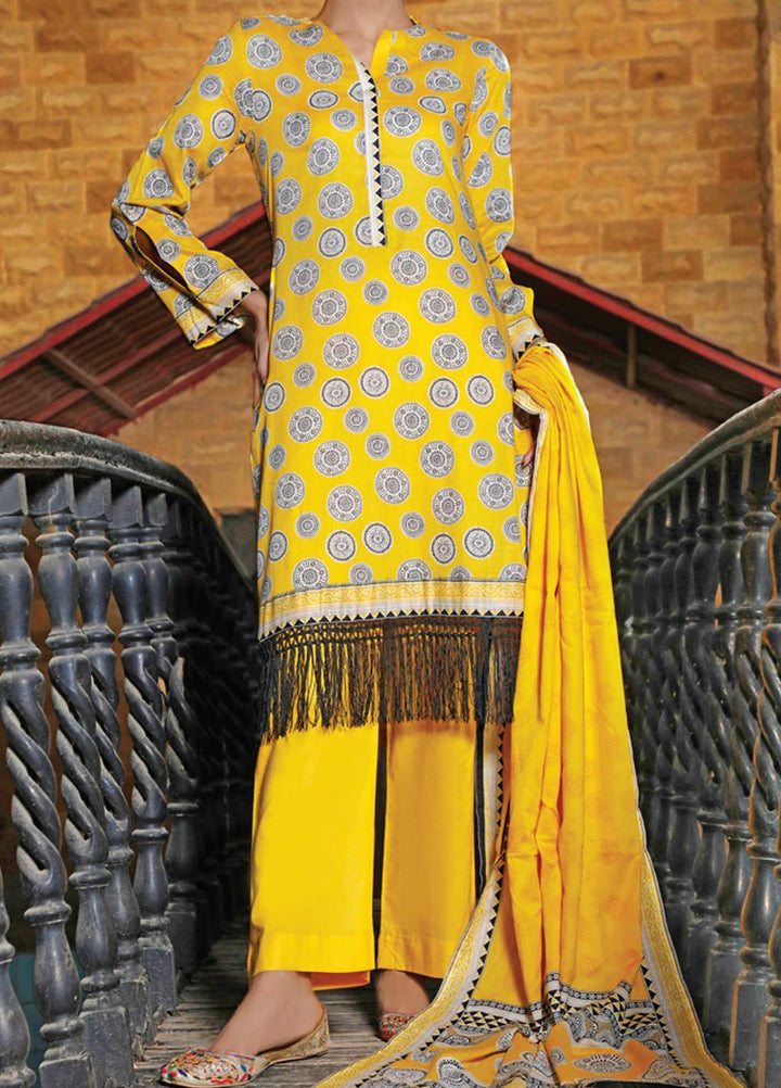 VS Textiles Printed Lawn Suits Unstitched 3 Piece VS21S-2 2619-B - Summer Collection