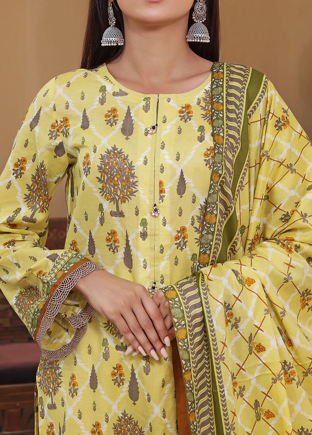 VS Textiles Printed Lawn Suits Unstitched 3 Piece VS23SL D-902 A - Summer Collection