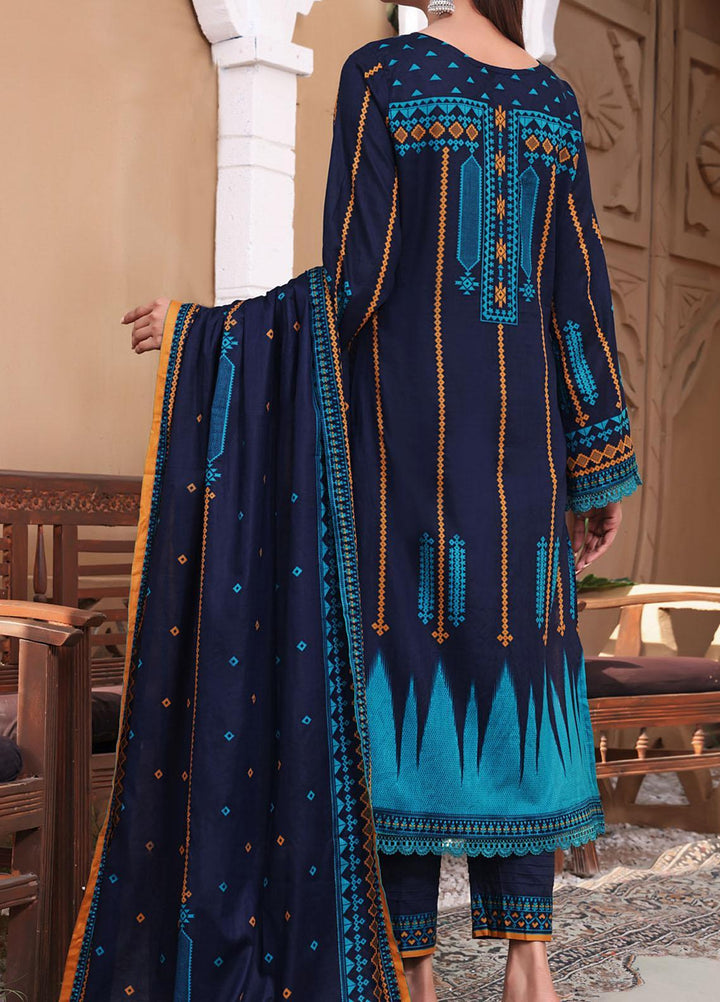 VS Textiles Printed Lawn Suits Unstitched 3 Piece VS23SL D-905 B - Summer Collection