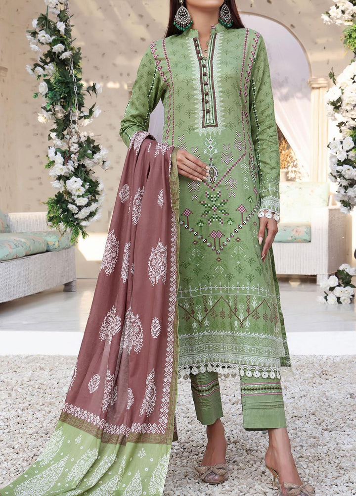 VS Textiles Printed Lawn Suits Unstitched 3 Piece VS23SL D-906 A - Summer Collection