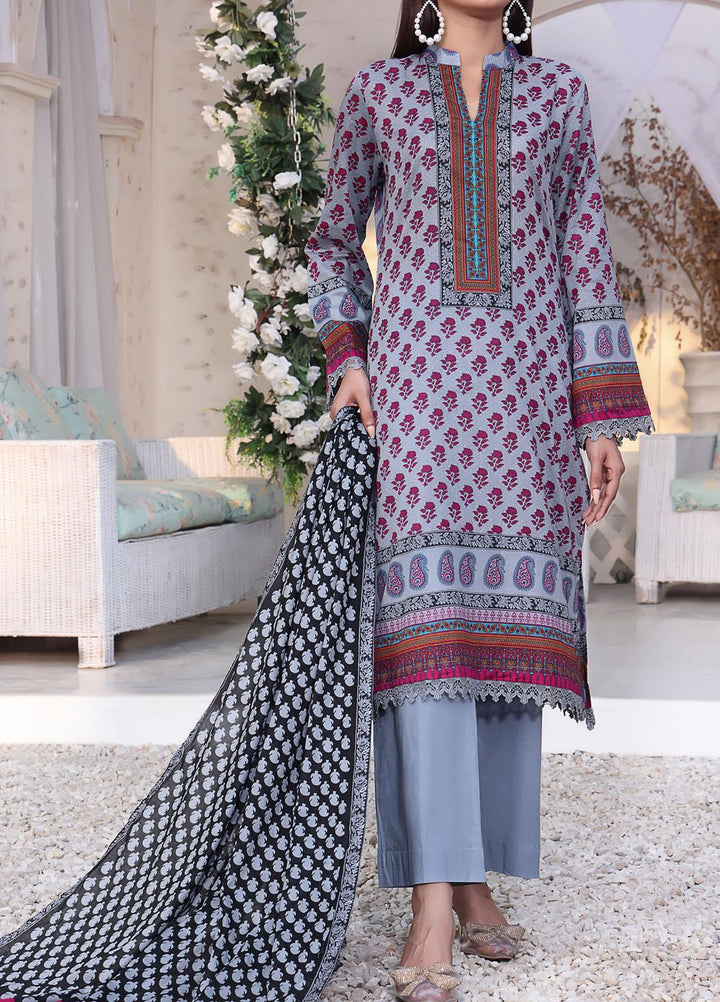 VS Textiles Printed Lawn Suits Unstitched 3 Piece VS23SL D-907 B - Summer Collection