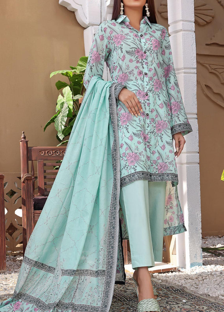 VS Textiles Printed Lawn Suits Unstitched 3 Piece VS23SL D-908 A - Summer Collection