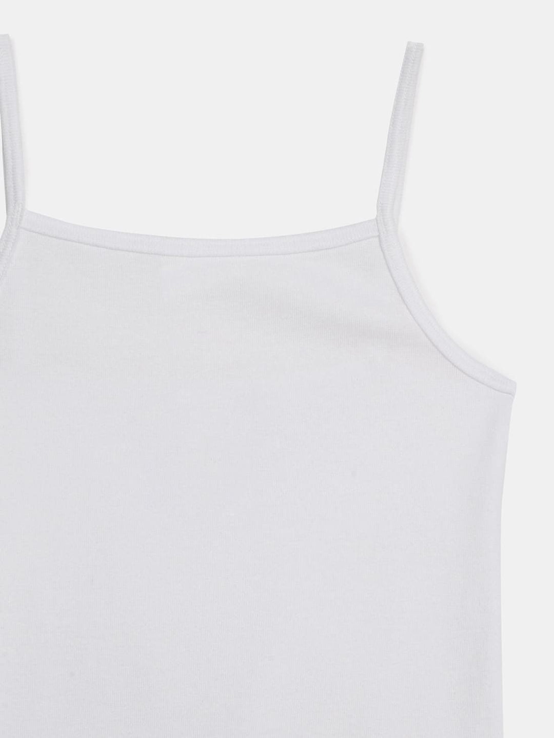 Dhaga Kids Pret Solids Jersy 1 Piece Pack of 3 Cotton Camisole White HDKB - Summer Collection