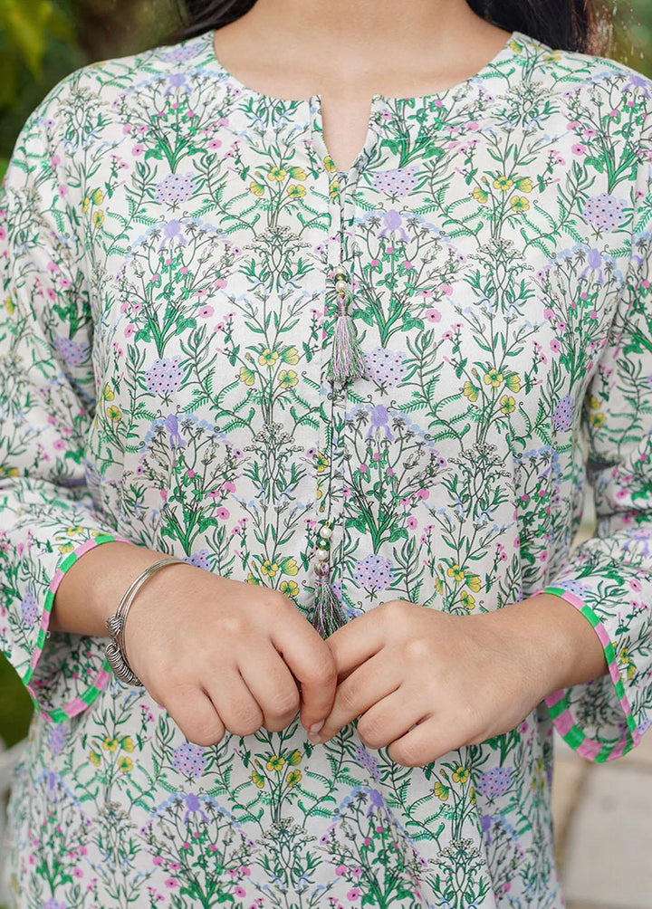 Waniya Lawn Printed  2 Piece Suit -  WKA20-109 HONEY DEW