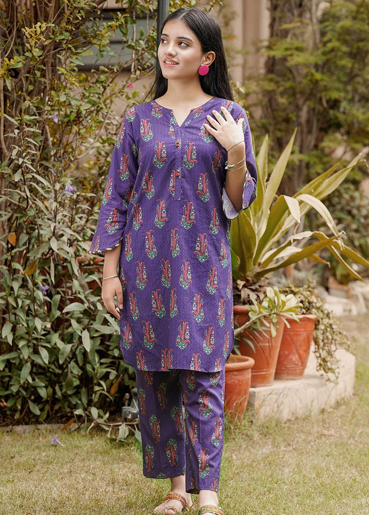Waniya Lawn Printed 2 Piece Suit for  -  WKA20-112 INDIGO