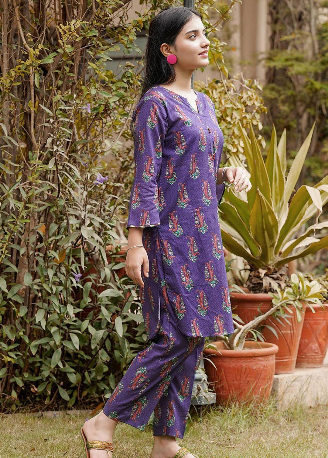 Waniya Lawn Printed 2 Piece Suit for  -  WKA20-112 INDIGO