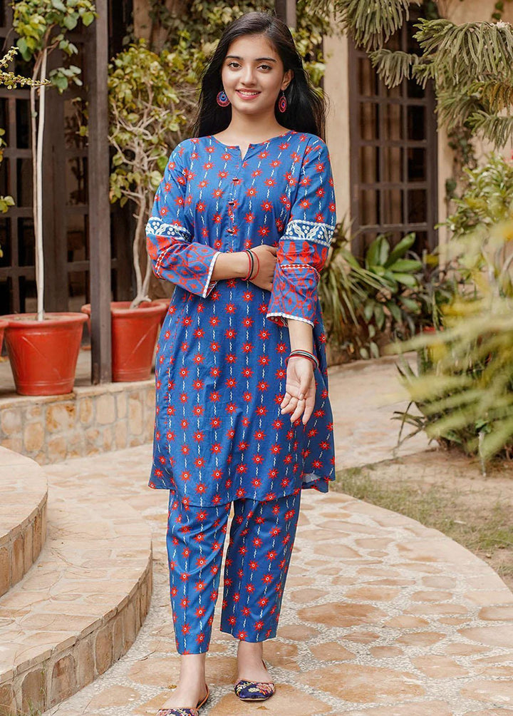Waniya Lawn Printed 2 Piece Suit for  -  WKA20-114 SUN STRIPES