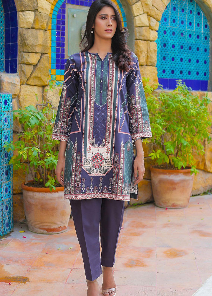 Waniya Casual Pret  Cotton 2 Piece NAVY FLUER PK-218A