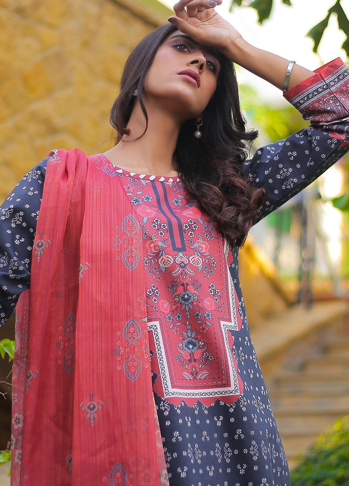Waniya Casual Pret  Cotton 3 Piece SAPPHIRE CHARM PK-222A