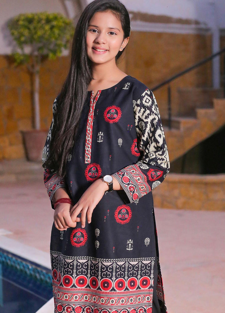 Waniya Cotton Digital Printed 2 Piece Suit for Girls -  SUZANI WKA20-45a