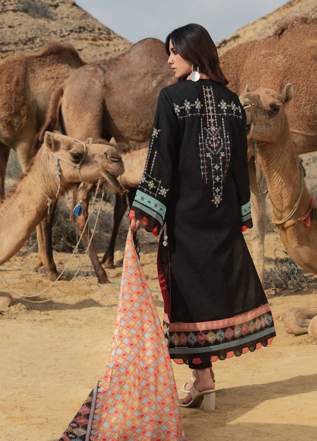 Wardha Saleem Embroidered Lawn Suits Unstitched 3 Piece D-02 Heer - Summer Collection