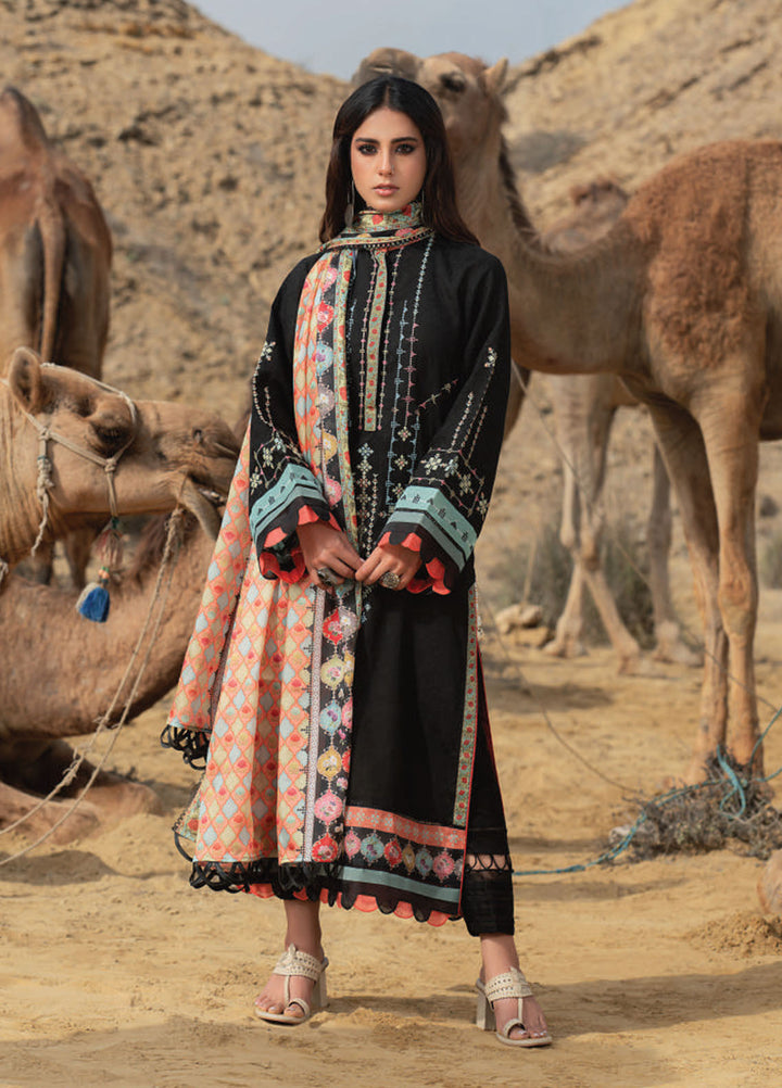 Wardha Saleem Embroidered Lawn Suits Unstitched 3 Piece D-02 Heer - Summer Collection