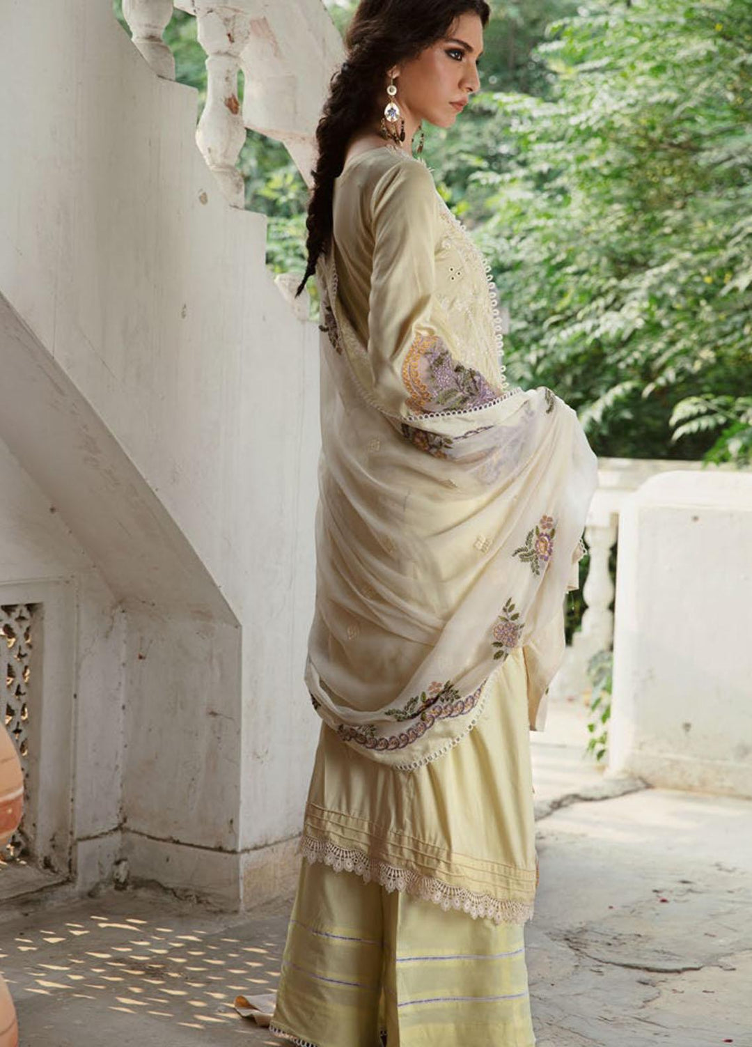 Wasiyat by Motifz Embroidered Cotton Satin Suits Unstitched 3 Piece MT21W MWUA-3020 FALAK-A - Winter Collection