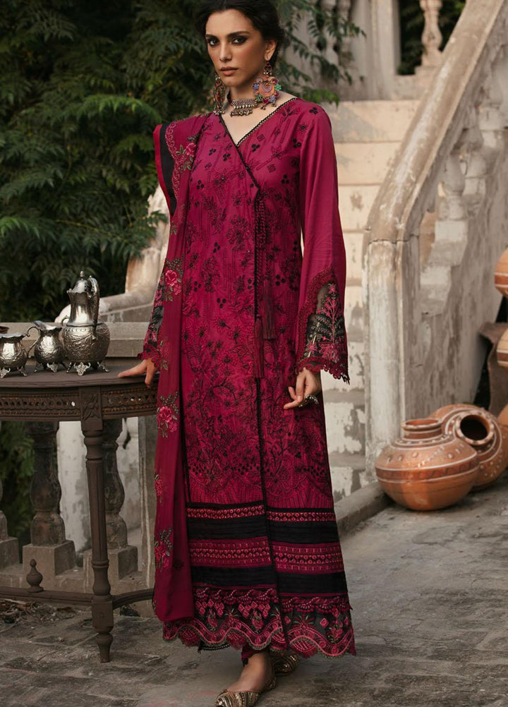 Wasiyat by Motifz Embroidered Cotton Satin Suits Unstitched 3 Piece MT21W MWUA-3020 FALAK-B - Winter Collection