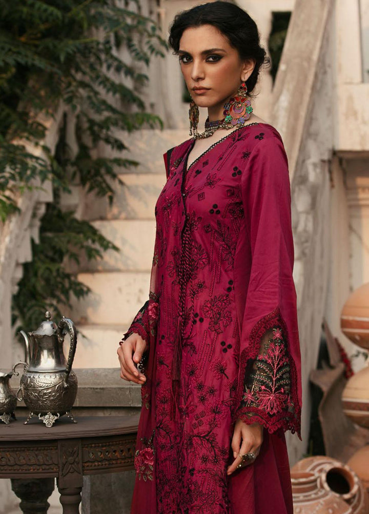 Wasiyat by Motifz Embroidered Cotton Satin Suits Unstitched 3 Piece MT21W MWUA-3020 FALAK-B - Winter Collection
