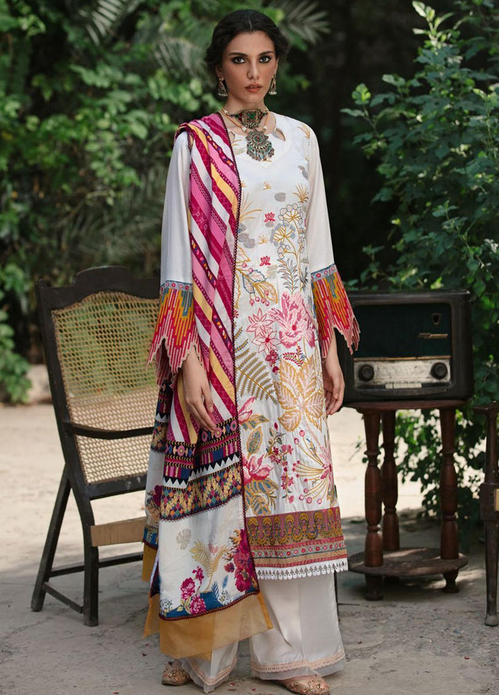 Wasiyat by Motifz Embroidered Cotton Satin Suits Unstitched 3 Piece MT21W MWUA-3021 MARTAN-A - Winter Collection