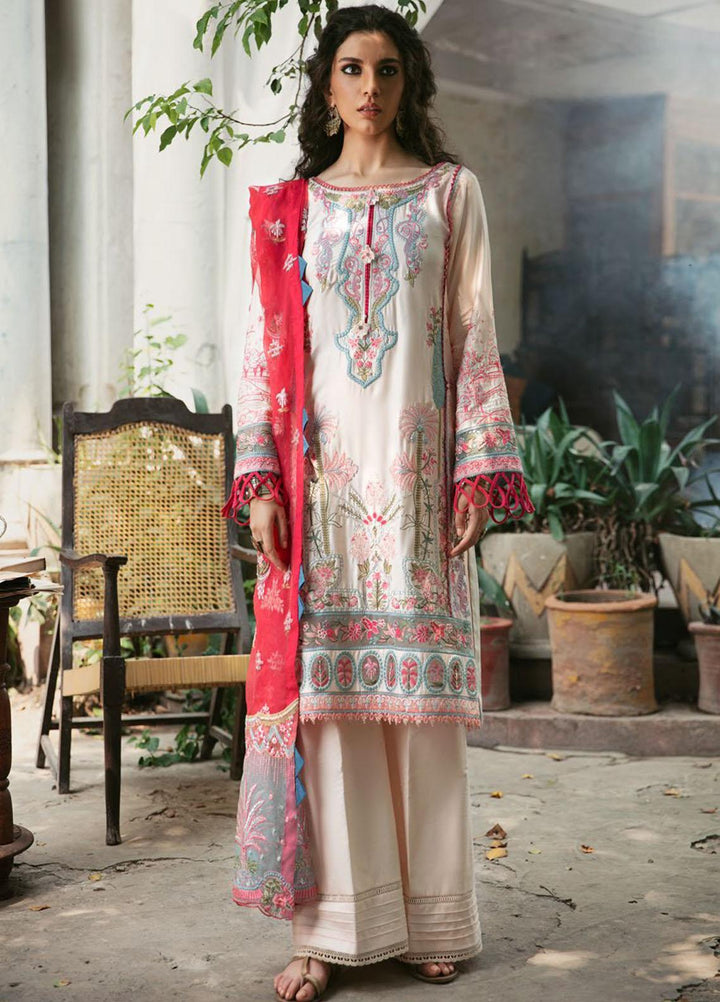 Wasiyat by Motifz Embroidered Cotton Satin Suits Unstitched 3 Piece MT21W MWUA-3023 NAAZ-A - Winter Collection