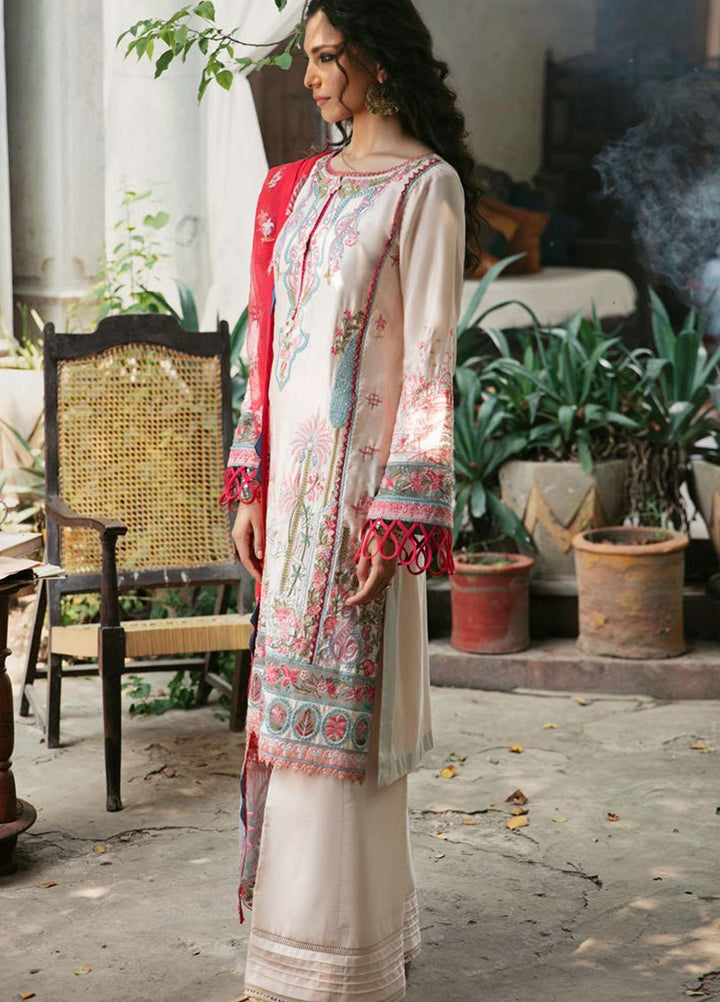 Wasiyat by Motifz Embroidered Cotton Satin Suits Unstitched 3 Piece MT21W MWUA-3023 NAAZ-A - Winter Collection