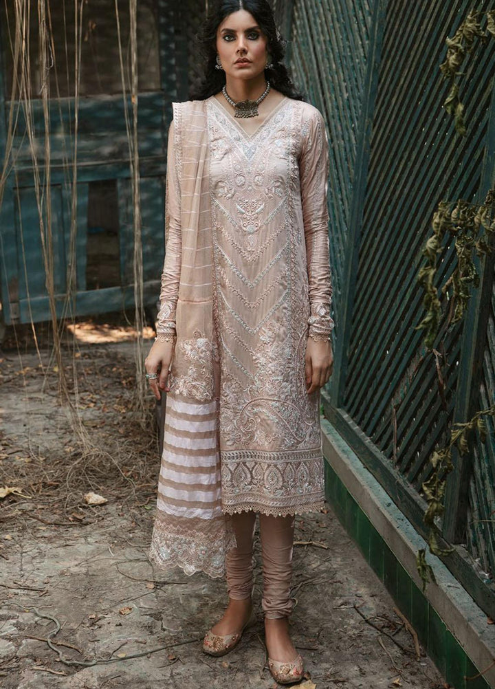 Wasiyat by Motifz Embroidered Cotton Satin Suits Unstitched 3 Piece MT21W MWUA-3024 ZAHRI-A - Winter Collection