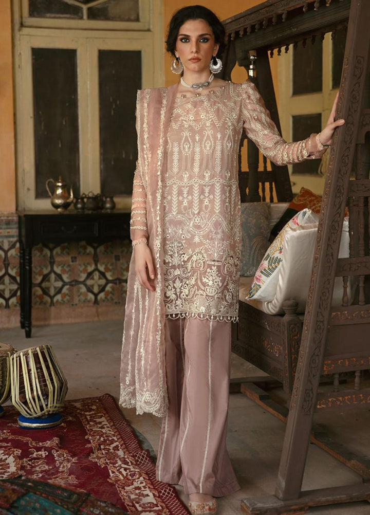 Wasiyat by Motifz Embroidered Cotton Satin Suits Unstitched 3 Piece MT21W MWUA-3027 MAHROZ-B - Winter Collection