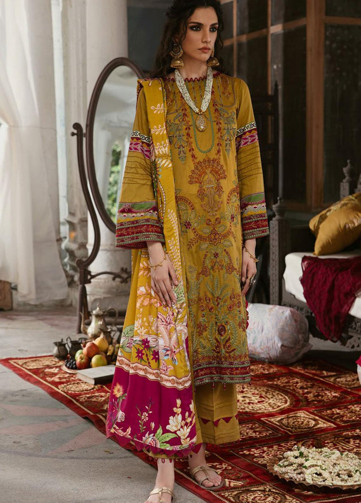Wasiyat by Motifz Embroidered Cotton Satin Suits Unstitched 3 Piece MT21W MWUA-3029 NOOR JAHAN-A - Winter Collection