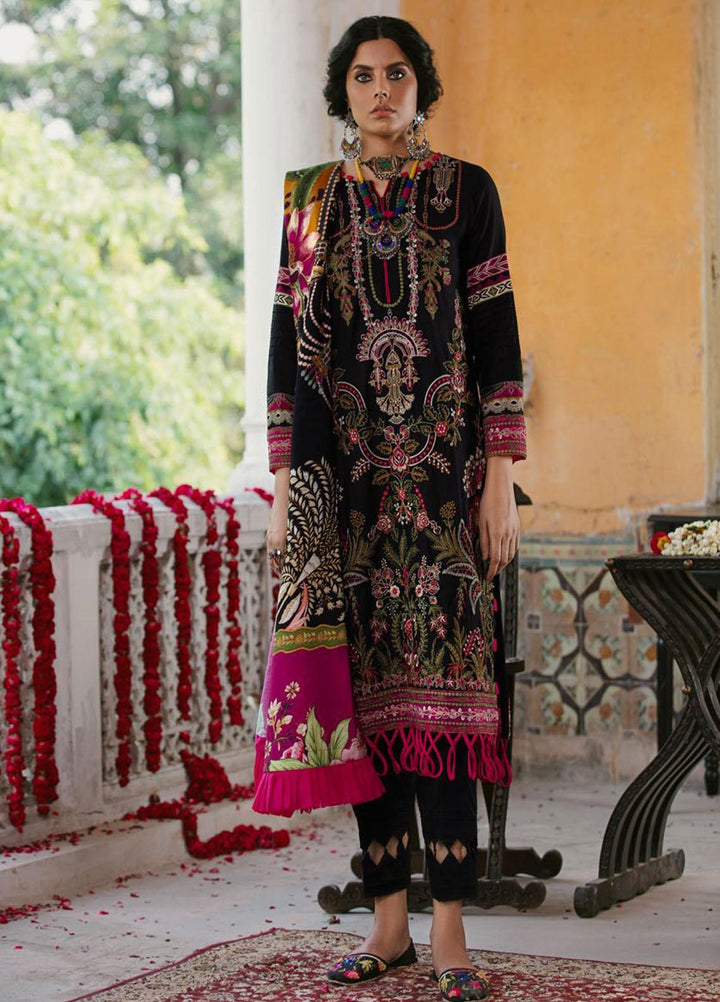 Wasiyat by Motifz Embroidered Cotton Satin Suits Unstitched 3 Piece MT21W MWUA-3029 NOOR JAHAN-B - Winter Collection