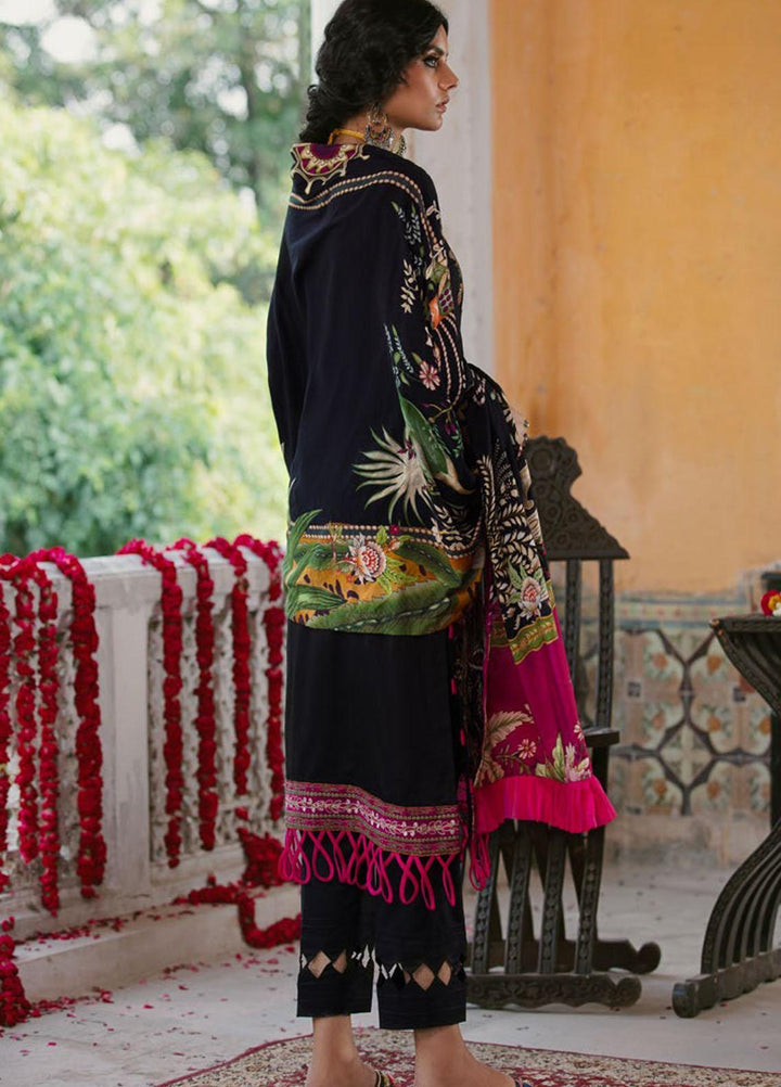 Wasiyat by Motifz Embroidered Cotton Satin Suits Unstitched 3 Piece MT21W MWUA-3029 NOOR JAHAN-B - Winter Collection