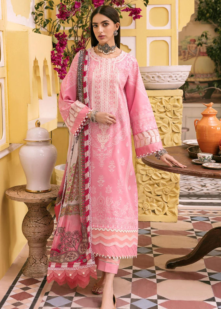 Wasl By Seran Embroidered Lawn Suits Unstitched 3 Piece SRN22W 01 Vardah - Summer Collection