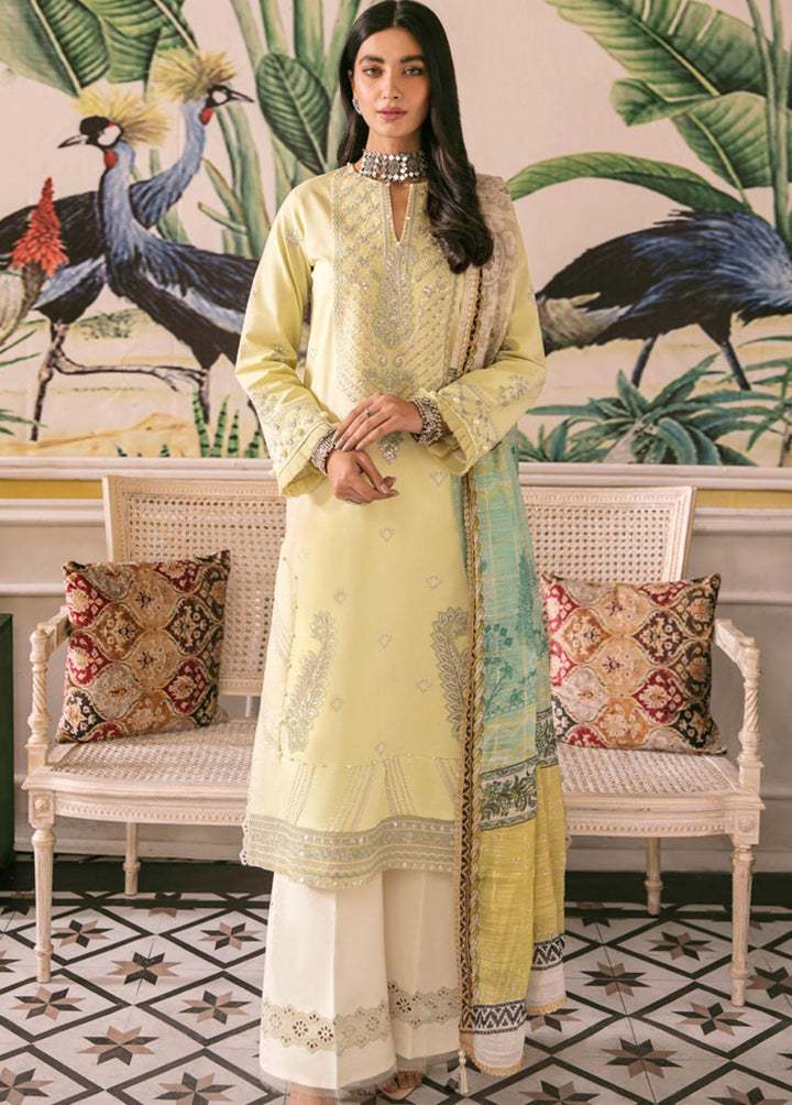 Wasl By Seran Embroidered Lawn Suits Unstitched 3 Piece SRN22W 06 Zuri - Summer Collection