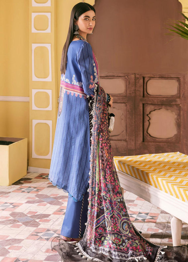 Wasl By Seran Embroidered Lawn Suits Unstitched 3 Piece SRN22W 09 Taalia - Summer Collection