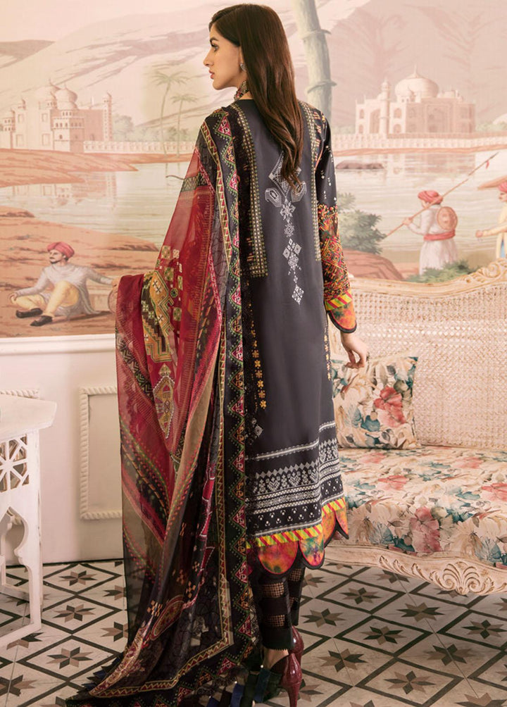 Wasl By Seran Embroidered Lawn Suits Unstitched 3 Piece SRN22W 11 Leilah - Summer Collection