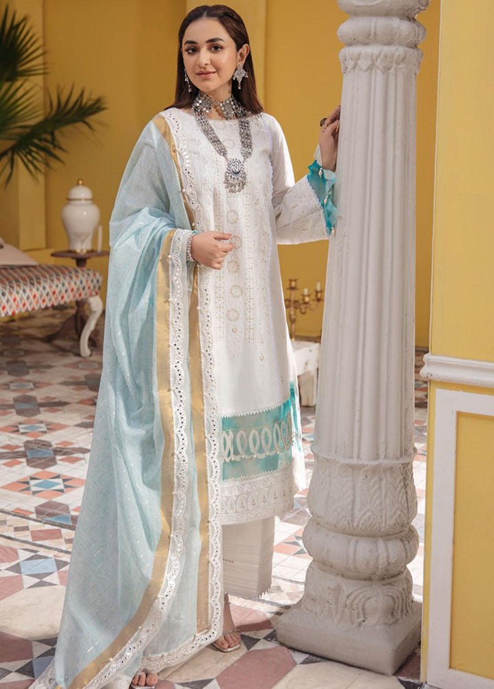 Wasl By Seran Embroidered Lawn Suits Unstitched 3 Piece SRN22W 12 Falak - Summer Collection
