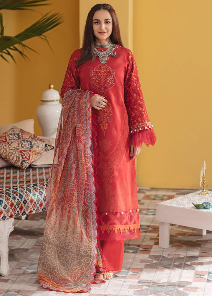 Wasl By Seran Embroidered Lawn Suits Unstitched 3 Piece SRN22W 14 Reem - Summer Collection