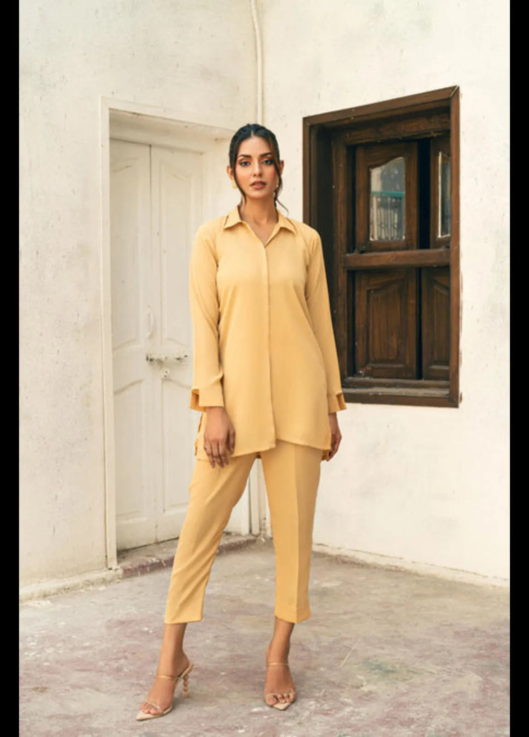 Wearik Pret Georgette 2 Piece Suit Vivid Frost