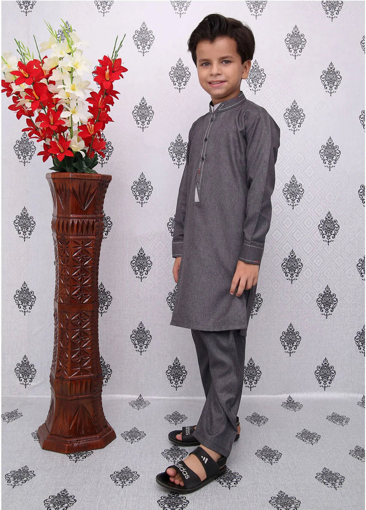 Wearmani Wash n Wear Self Design Boys Kurta Trouser - MKP-043