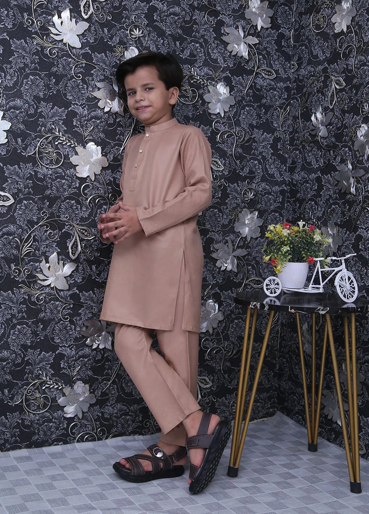 Wearmani Wash n Wear Solid Boys Kurta Trouser - MKP-047