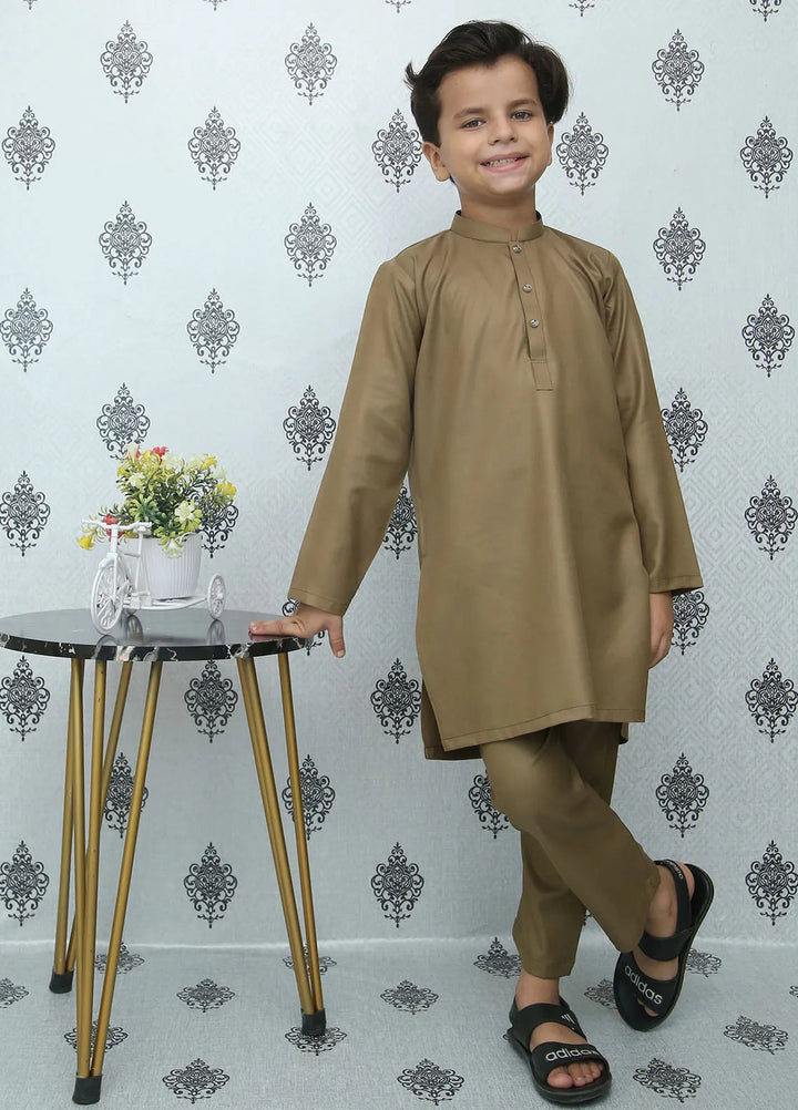 Wearmani Wash n Wear Solid Boys Kurta Trouser - MKP-050