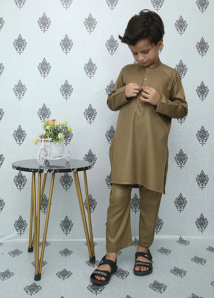Wearmani Wash n Wear Solid Boys Kurta Trouser - MKP-050