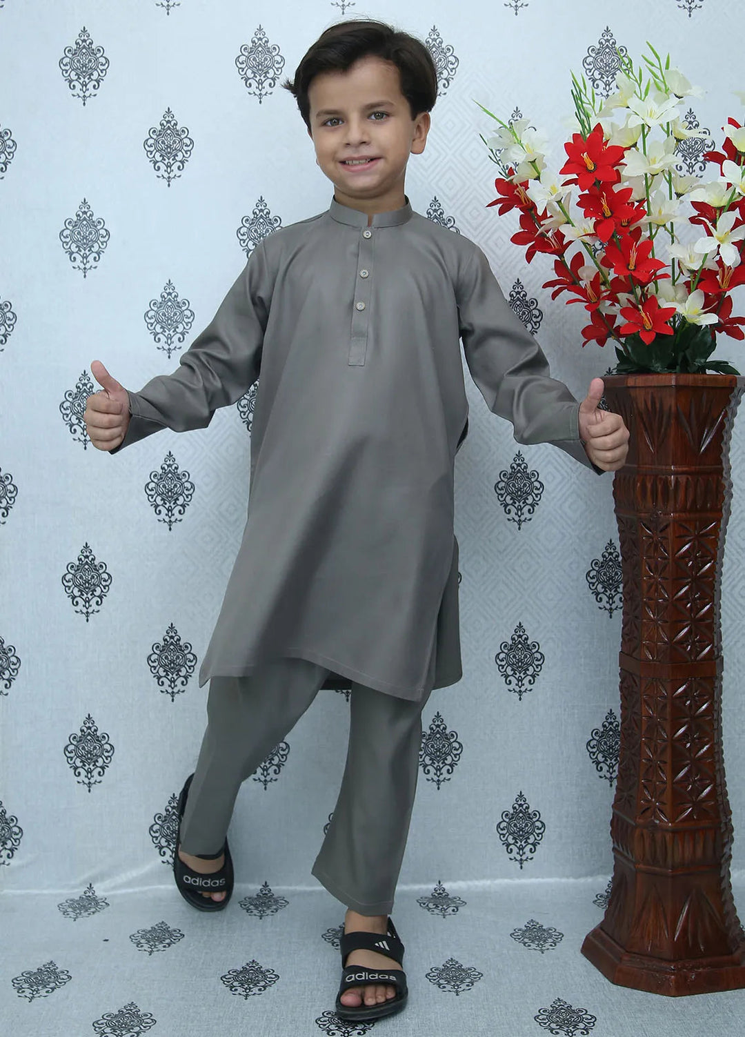 Wearmani Wash n Wear Solid Boys Kurta Trouser - MKP-055