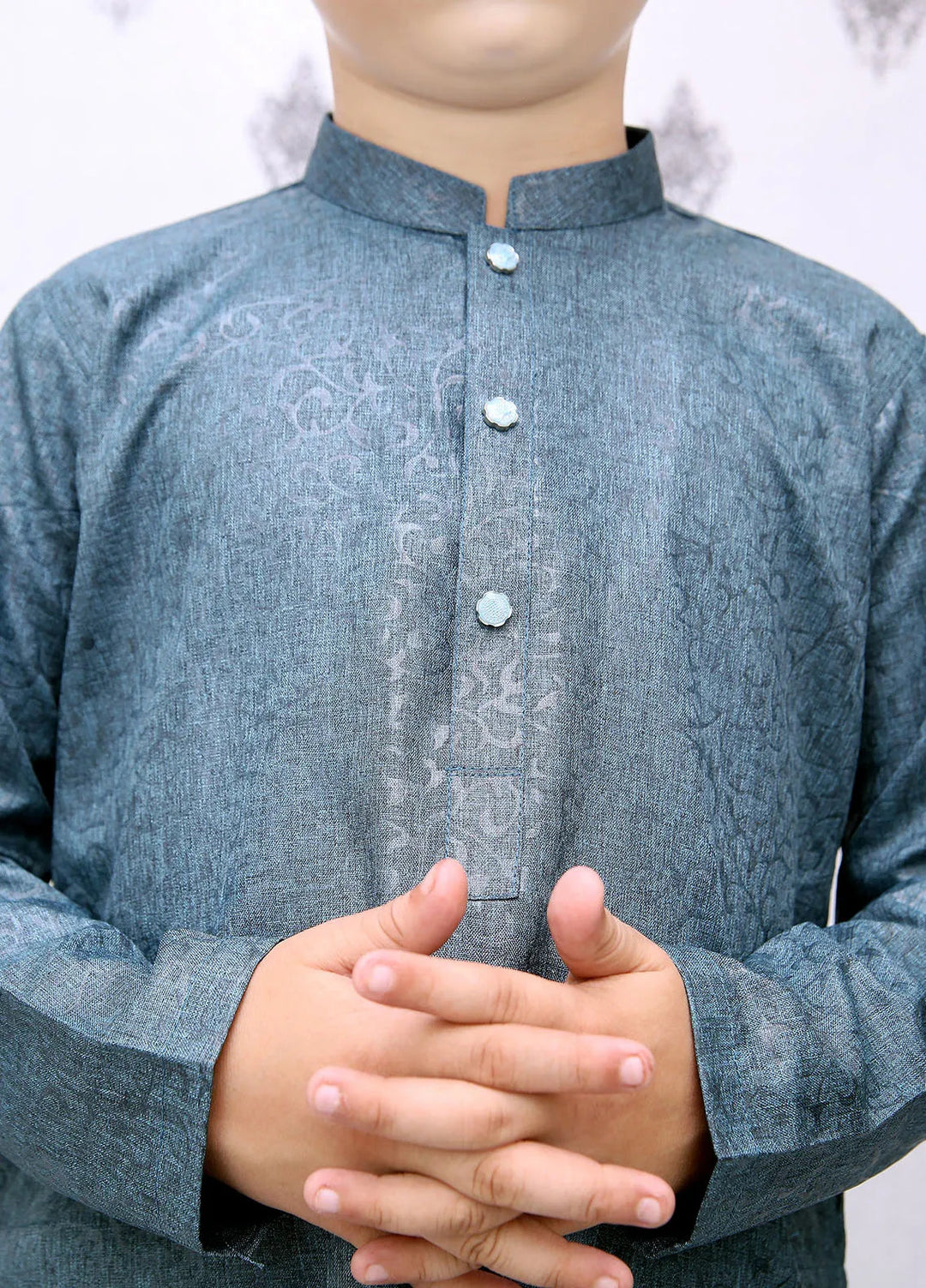 Wearmani Wash n Wear Textured Boys Kurta Trouser - MKP-041