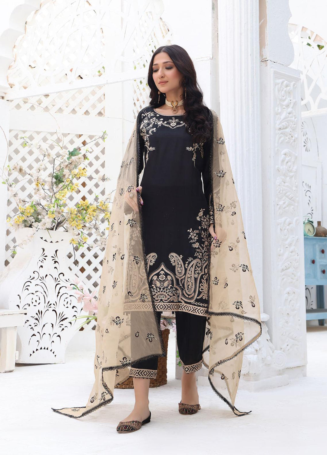 Weaves Pret  Raw Silk 3 Piece Suit WV22AD W-003 ABNUS