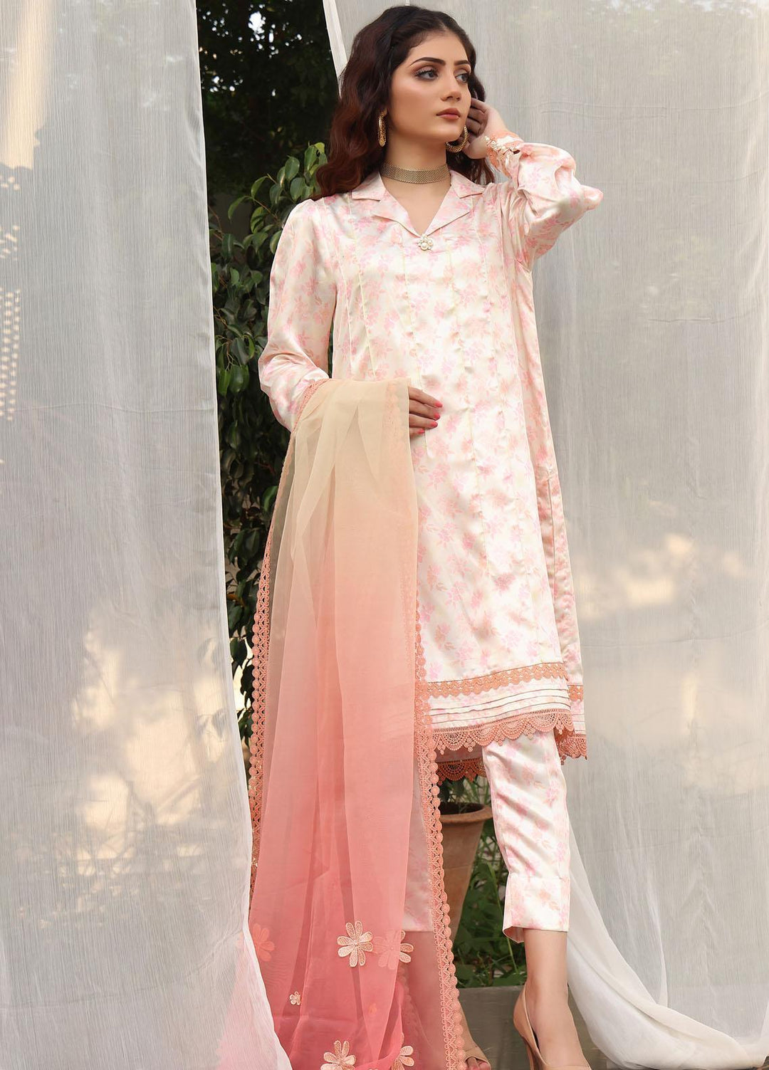 Weaves Pret  Silk 3 Piece Suit WV22AD W-008 SOIE ROSA