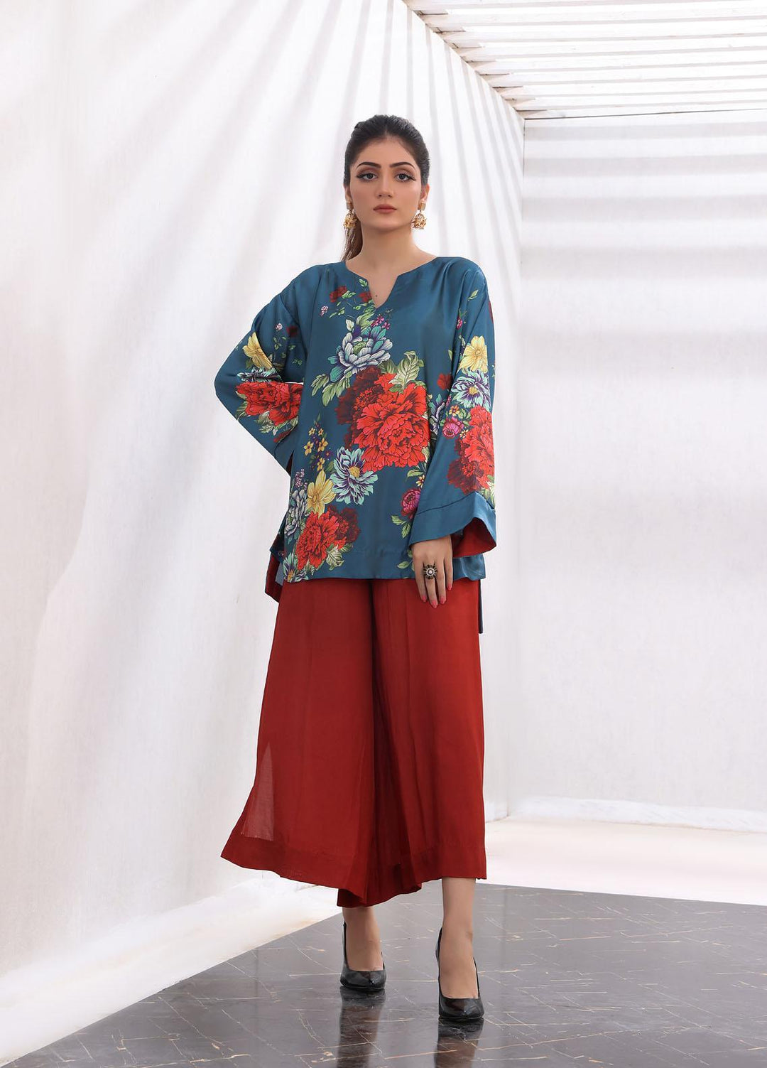 Weaves Pret  Silk 2 Piece Suit WV22AD W-0012 LE FLEUR