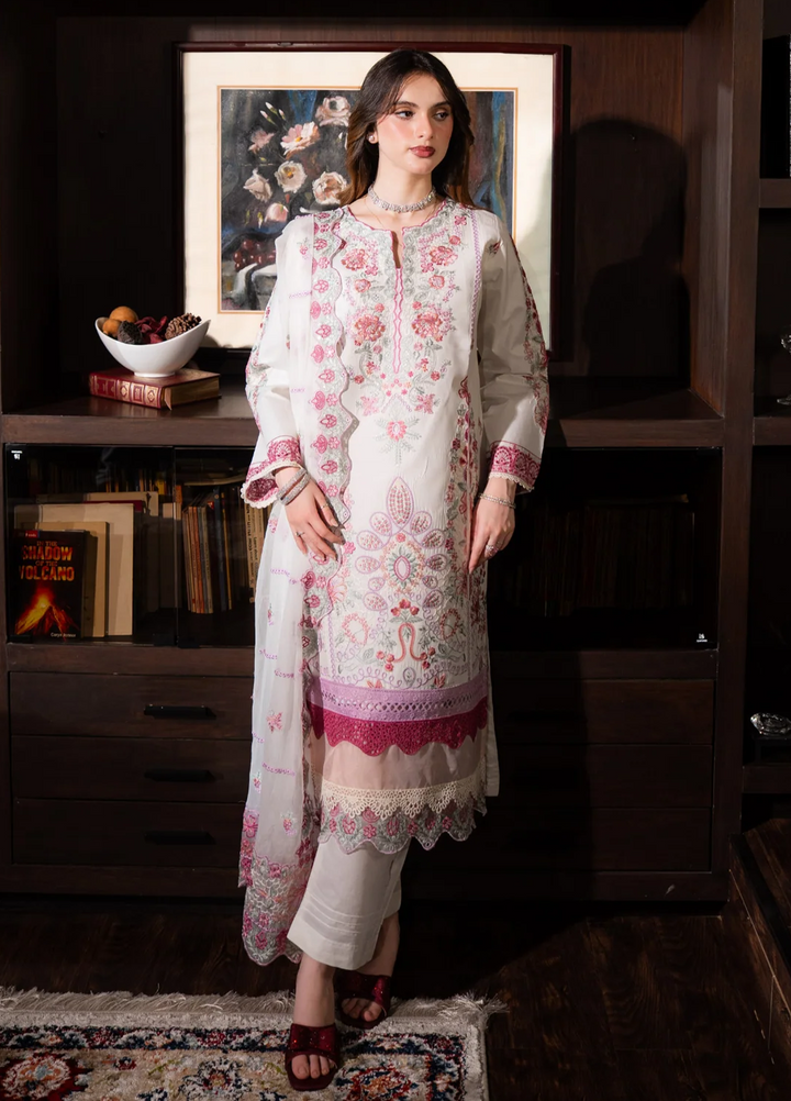 Aria By Meerak RTW Embroidered Lawn 3 Piece Suit AUREMYST Festive Collection