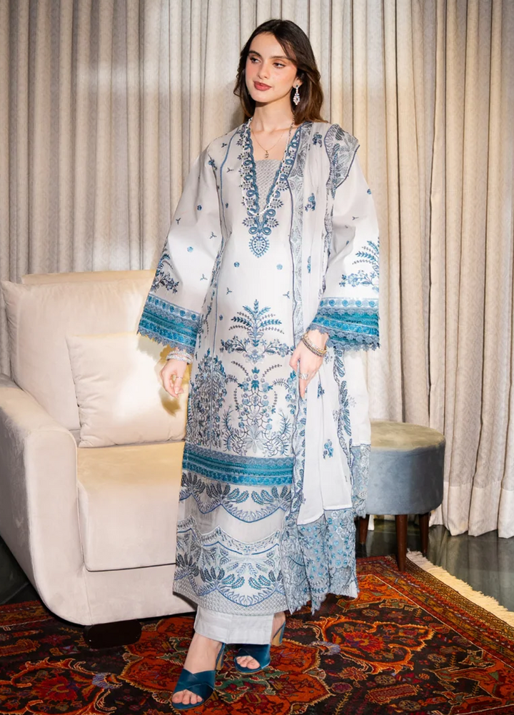 Aria By Meerak RTW Embroidered Lawn 3 Piece Suit RAAHA Festive Collection